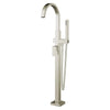 Contemporary Square Freestanding Bathtub Faucet With Lever Handle for Flash® Rough-In Valve //   BRUSHED NICKEL // 130730_T184951295_1_CDNwebp.webp