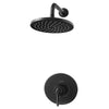 Studio® S 1.8 gpm/6.8 L/min  Shower Trim Kit With Rain Showerhead, Double Ceramic Pressure Balance Cartridge With Lever Handle // MATTE BLACK // 131872_TU105507243_1_CDNwebp.webp