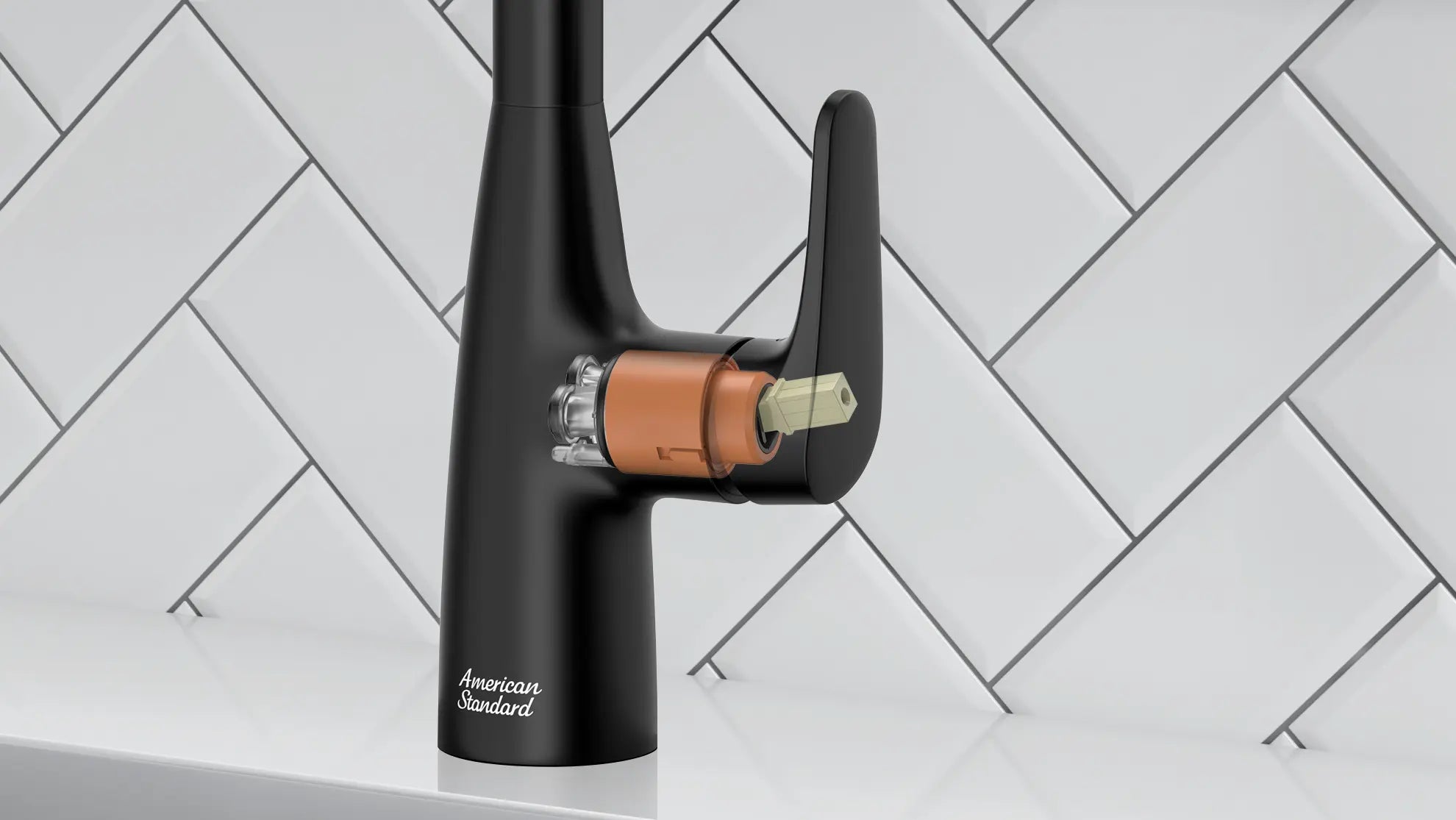 Monomando para cocina Colony® Pro // NEGRO MATE // 153322_B-7077300.243_xray_CDNwebp.webp