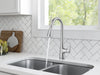 Colony® PRO Single-Handle Pull-Down Dual Spray Kitchen Faucet 1.5 gpm/5.7 L/min // STAINLESS STL // 153324_B-7077300.075_Water2_CDNwebp.webp