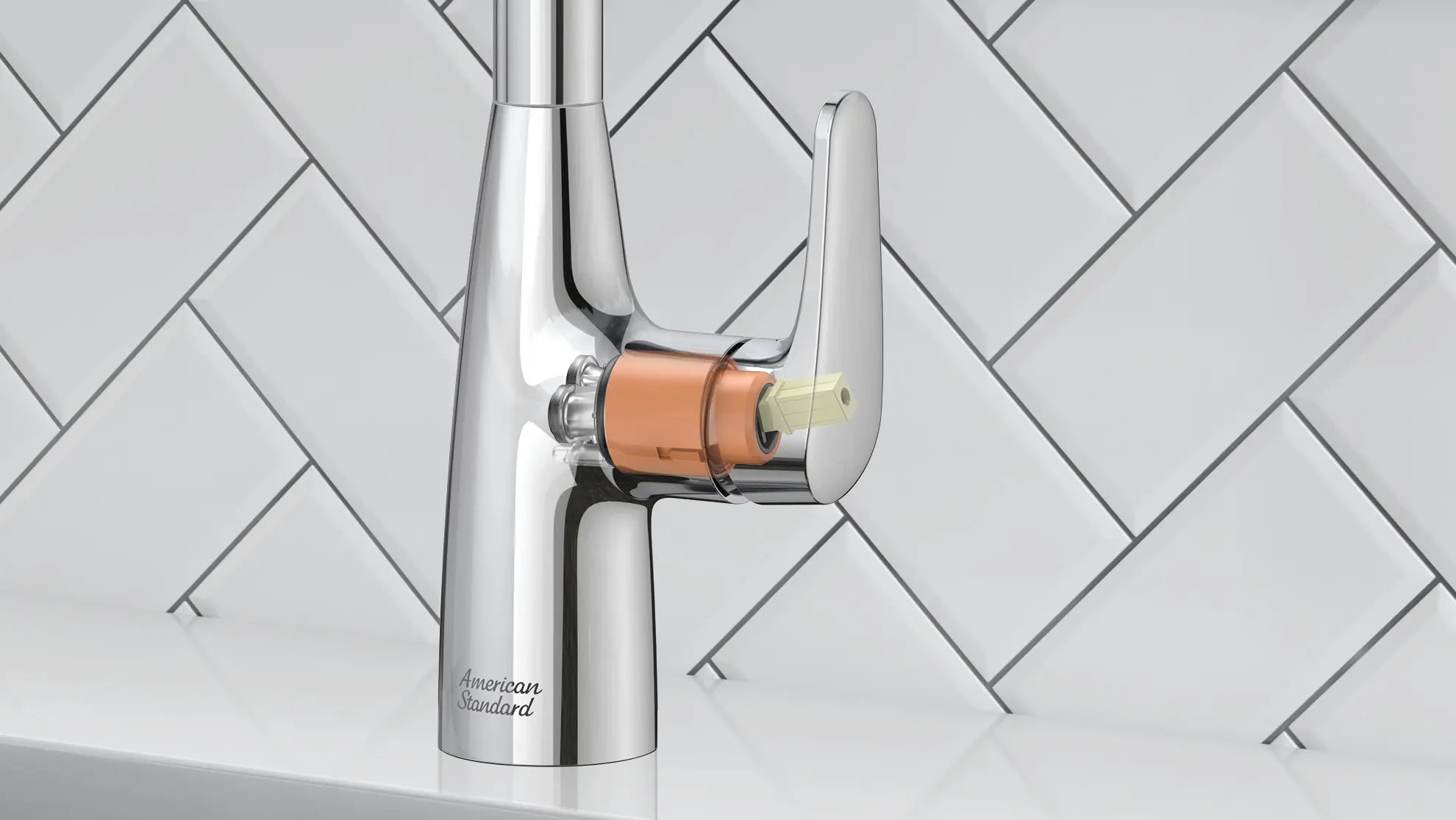 Monomando para cocina Colony® Pro // CROMO // 153329_B-7077300.002_xray_CDNwebp.webp