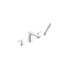 Aspirations 4-Hole 2-Handle Deck Mount Roman Tub Faucet  With Lever Handles and Personal Shower // CHROME // 155604_Aspirations_SiloRight_t061901.002_0001_Jan2023_CDNwebp.webp