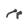[7061461.243] Aspirations Single Handle Wall-Mount Faucet 1.2 gpm/4.5 L/min With Lever Handle - Matte Black