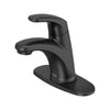 Colony® PRO Single Hole Single-Handle Bathroom Faucet 1.2 gpm/4.5 Lpm Less Drain With Lever Handle // MATTE BLACK // 166336_Colony_SiloLeft_7075104.243_0001_Aug2023_CDNwebp.webp