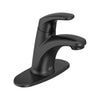 Colony® PRO Single Hole Single-Handle Bathroom Faucet 1.2 gpm/4.5 Lpm Less Drain With Lever Handle // MATTE BLACK // 166343_Colony_SiloRight_7075104.243_0001_Aug2023_CDNwebp.webp
