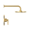 Studio® S 1.8 gpm/6.8 L/min  Shower Trim Kit With Rain Showerhead, Double Ceramic Pressure Balance Cartridge With Lever Handle // BRUSHED COOL SUNRISE // 166519_Studio_S_SiloSide_tu105507.GN0_0001_Apr2023_CDNwebp.webp