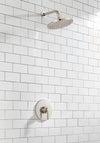 Studio® S 1.8 gpm/6.8 L/min  Shower Trim Kit With Rain Showerhead, Double Ceramic Pressure Balance Cartridge With Lever Handle //   BRUSHED NICKEL // 167249_B-TU105507295_3_CDNwebp.webp