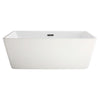 [1680100.278] Freestanding Bathtub Overflow Cover and Drain Kit - Polished Chrome