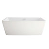 [1680100.002] Freestanding Bathtub Overflow Cover and Drain Kit - Polished Chrome
