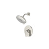 [TU061507.295] Aspirations 1.8 gpm/6.8L/min Shower Trim Kit With Water-Saving Showerhead and Double Ceramic Pressure Balance Cartridge With Lever Handle - Polished Chrome