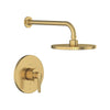 Studio® S 1.8 gpm/6.8 L/min  Shower Trim Kit With Rain Showerhead, Double Ceramic Pressure Balance Cartridge With Lever Handle // BRUSHED COOL SUNRISE // 168663_StudioS_SiloRight_tu105507.GN0_0001_Mar2023_CDNwebp.webp