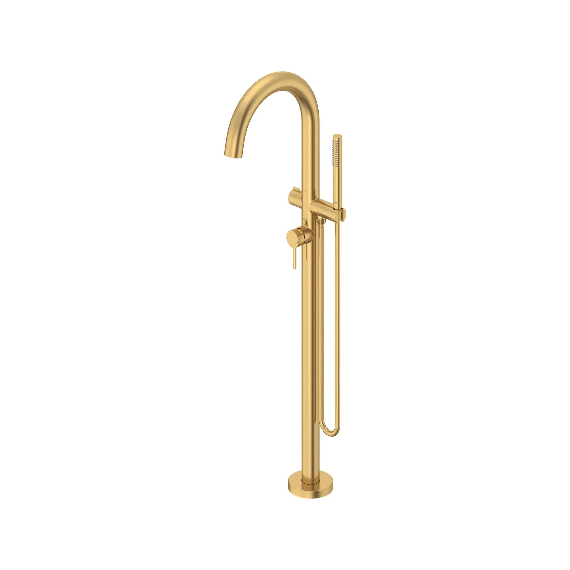 Llave para tina a piso Serin® // BRUSHED COOL SUNRISE // 168733_Contemporary_SiloLeft_T064951.GN0_0001_Mar2023_CDNwebp.webp