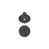 Aspirations 1.8 gpm/6.8L/min Shower Trim Kit With Water-Saving Showerhead and Double Ceramic Pressure Balance Cartridge With Lever Handle // MATTE BLACK // 169004_Aspirations_SiloFront_TU061507.243_0001_May2023_CDNwebp.webp