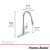 [7077300.002] Colony® PRO Single-Handle Pull-Down Dual Spray Kitchen Faucet 1.5 gpm/5.7 L/min - Polished Chrome