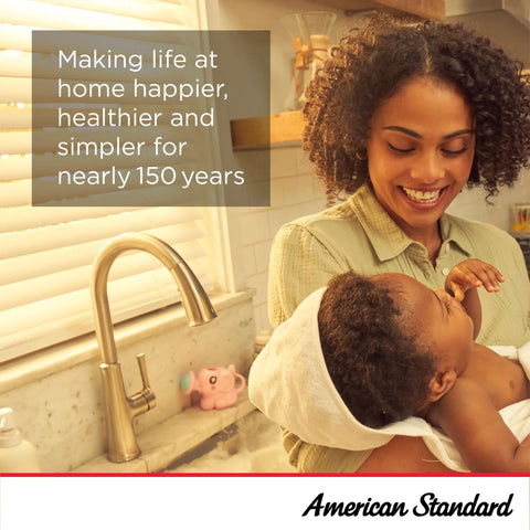 Tarja grande para cocina American Standard de acero inoxidable de 762 x 458 mm