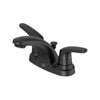 Colony® PRO 4-Inch Centerset 2-Handle Bathroom Faucet 1.2 gpm/4.5 Lpm With Lever Handles // MATTE BLACK // 231622_ColonyPro_SiloLeft_7075200.243_0001_Oct2023_CDNwebp.webp