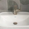 Aspirations Single-Handle Pull-Out Bathroom Faucet 1.2 gpm/4.5 L/min With Lever Handle // BRUSHED NICKEL // 231976_Aspirations_EnvironmentCloseUp_7061121.295_0001_Nov2023_CDNwebp.webp