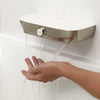 Aspirations Diverting Waterfall Tub Spout // BRUSHED NICKEL // 231992_Aspirations_Lifestyle_8888116.295_0001_Nov2023_CDNwebp.webp