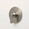 Aspirations Pressure Balance Valve Trim With Double Ceramic Pressure Balance Cartridge and Lever Handle // BRUSHED NICKEL // 231996_Aspirations_EnvironmentCloseUp_TU061500.295_0001_Nov2023_CDNwebp.webp