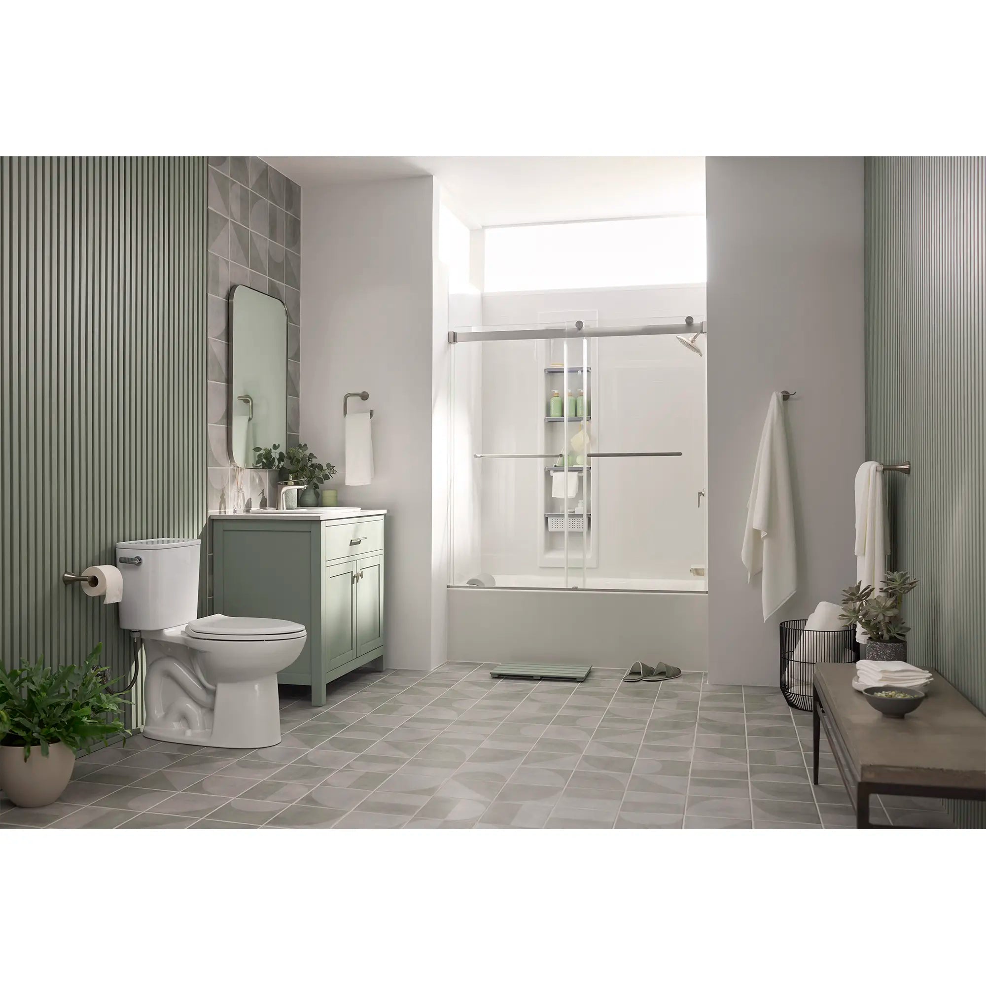 Kit de regadera Aspirations™ // SHOWER / BRUSHED NICKEL // 231999_Aspirations_EnvironmentFull__TU061507.295_8888116.295_2964102.020_7181000_2952BWT32.020_7192000_7194000_AM00853400.295_7061101.295_0002__CDNwebp.webp