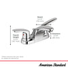 Colony® PRO 4-Inch Centerset 2-Handle Bathroom Faucet 1.2 gpm/4.5 L/min With Lever Handles // LEGACY BRONZE // 239525_ColonyPro_Infographic_7075200_0002_MAR2024_CDNwebp.webp