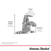 [7508101.002] Bedminister® 4-Inch Centerset Single-Handle Bathroom Faucet 1.2 gpm/4.5 L/min With Lever Handle - Polished Chrome