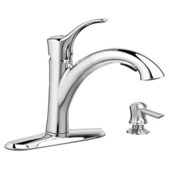 Mesa 1-Handle Pull-Out Kitchen Faucet with Soap Dispenser // CHROME // 32552_9015101.002_CDNwebp.webp