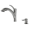 Mesa 1-Handle Pull-Out Kitchen Faucet with Soap Dispenser // STAINLESS STL // 32556_9015101.075_4_CDNwebp.webp