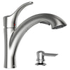 Mesa 1-Handle Pull-Out Kitchen Faucet with Soap Dispenser // STAINLESS STL // 32557_9015101.075_3_CDNwebp.webp