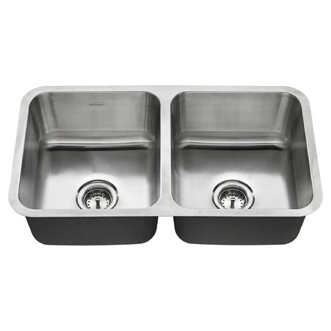 Tarja doble de cocina Reliant® de acero inoxidable de 813 x 458 mm 