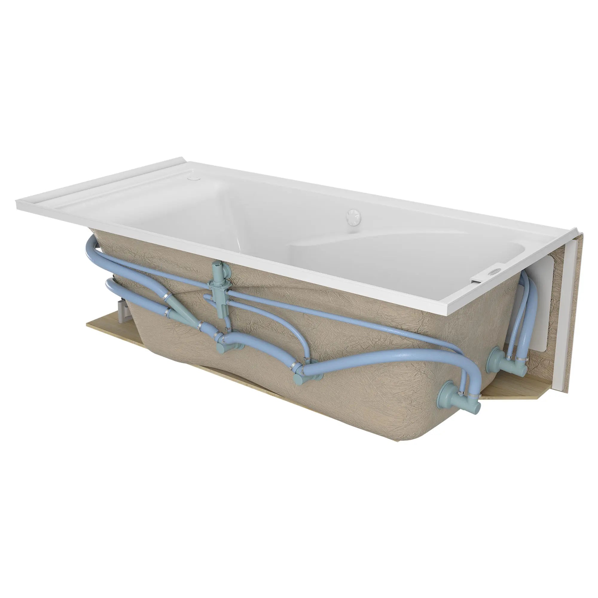 Tina con hidromasaje EverClean® 1524 x 813 mm con delantal integral // BLANCO // 49923_2425LCLHO020_2_CDNwebp.webp