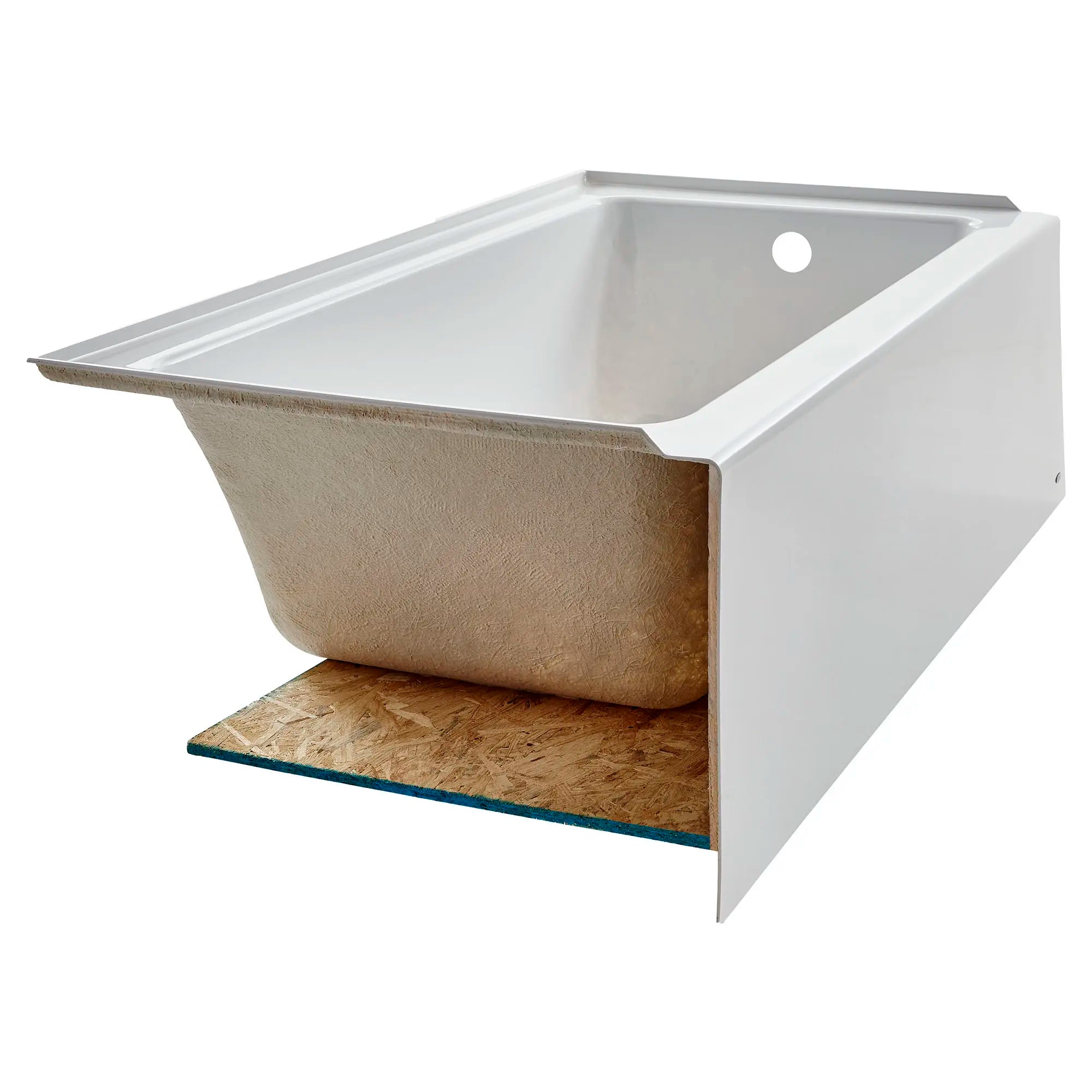 Tina Studio® de 1524 x 813 mm con faldón y desagüe a la derecha integrado // 60 X 32 IN / RIGHT / WHITE // 52521_2946102020_2_CDNwebp.webp
