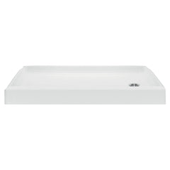[2946STR.011] Studio 60x32 inch Single Threshold Shower base with Right-hand Outlet - Arctic