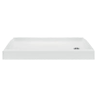 Studio 60x32 inch Single Threshold Shower base with Right-hand Outlet // ARCTIC // 52543_2946STR.011_CDNwebp.webp
