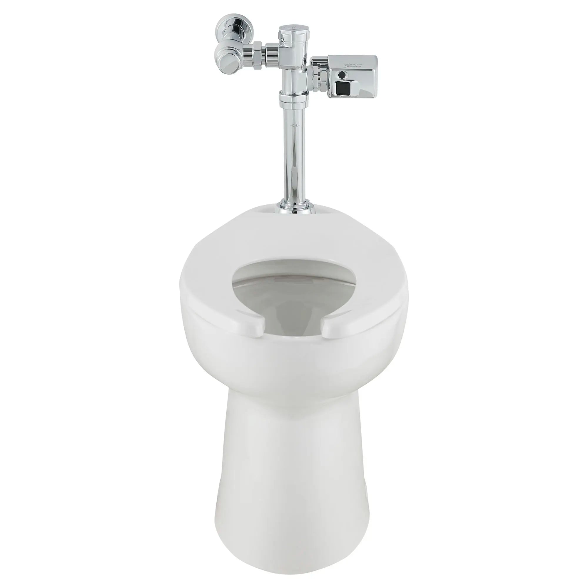 Fluxómetro de sensor con operador de montaje lateral // CROMO // 54183_3461.001_6047SM121.002_Head_On_CDNwebp.webp