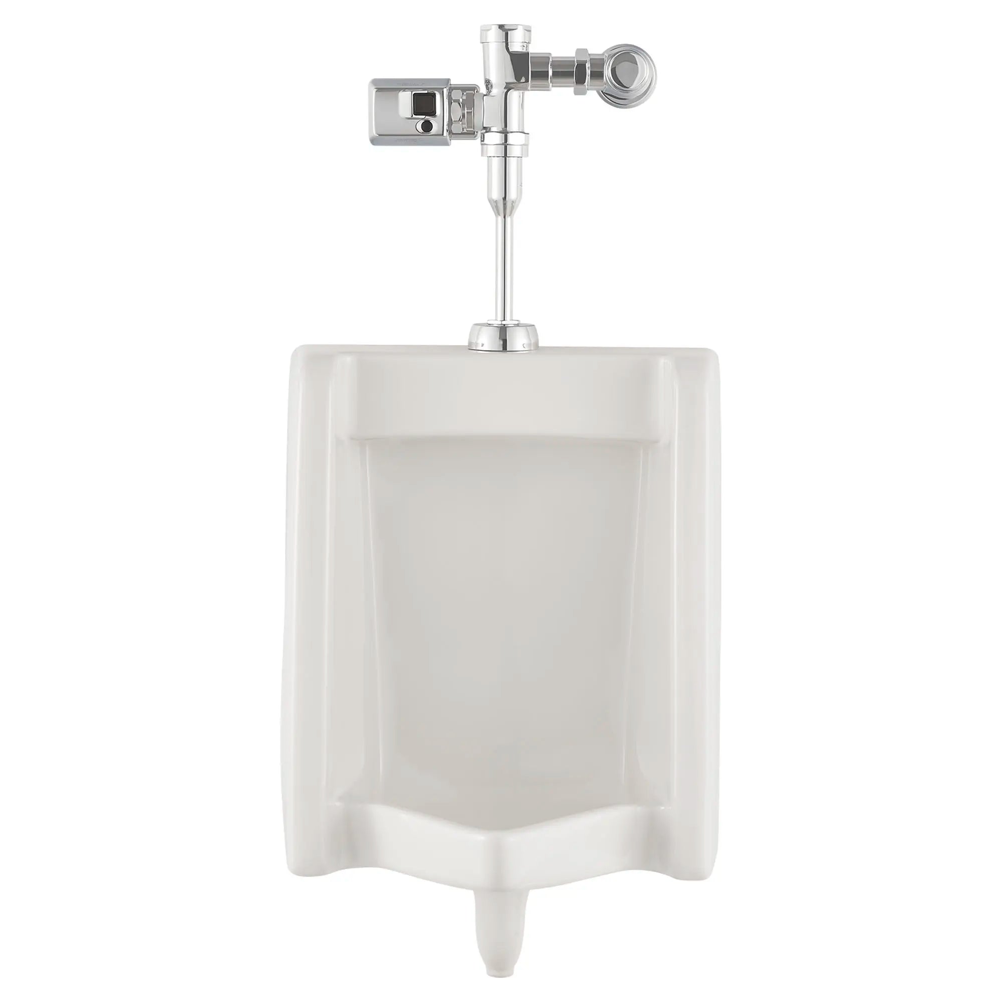 Fluxómetro de sensor con operador de montaje lateral // CROMO // 57701_6590.001_6045SM013.002_Head_On_CDNwebp.webp