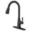 Fairbury® Single-Handle Pull-Down Dual Spray Kitchen Faucet 1.8 gpm/6.8 L/min With Lever Handle // MATTE BLACK // 60442_7418300243_2_CDNwebp.webp