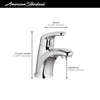 [7075100.002] Colony® PRO Single Hole Single-Handle Bathroom Faucet 1.2 gpm/4.5 L/min With Lever Handle - Polished Chrome