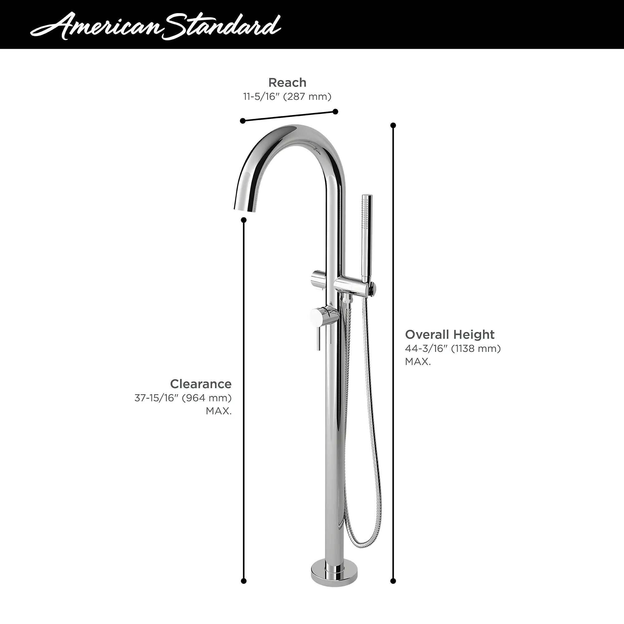 Llave para tina a piso Serin® // CROMO // 67328_2019_AS_Contemporary_Freestanding_Filler_T064951_Info_1_0_CDNwebp.webp