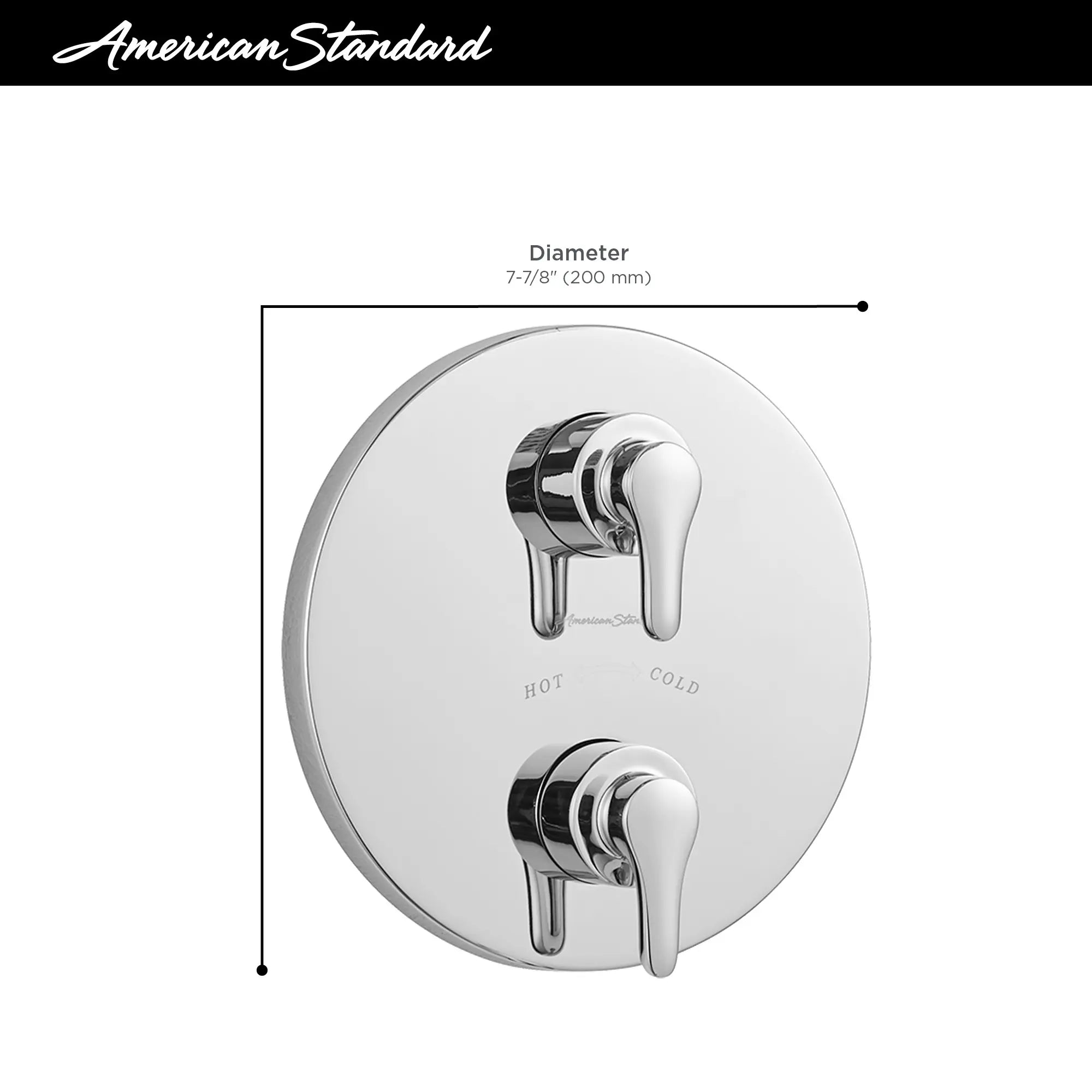 Studio® S 2-Handle Thermostatic Valve Trim Kit // MATTE BLACK // 67962_AS_Studio_S_T105740_Infographic_CDNwebp.webp