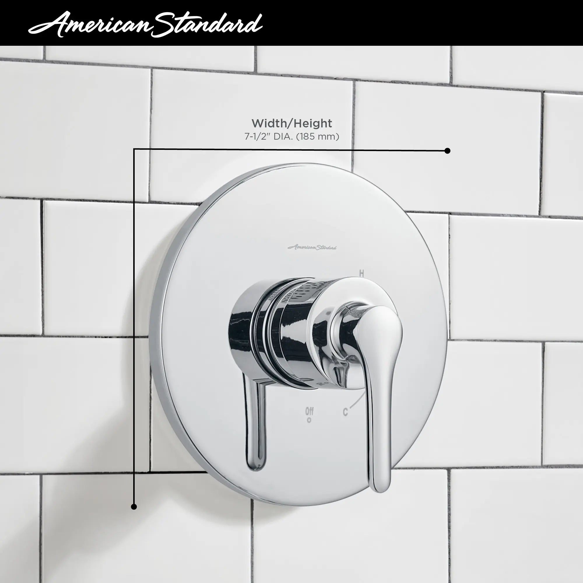 Monomando para regadera Studio S // VALVE ONLY / CROMO // 67977_AS_Studio_S_TU105500_Infographic_CDNwebp.webp