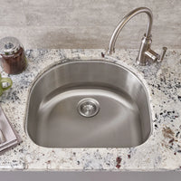 Portsmouth® 23 x 21-Inch Stainless Steel Undermount Single-Bowl Kitchen Sink // STAINLESS STL // 69070_B-18SB9232100S075_4285051075_CDNwebp.webp
