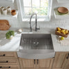 [18SB.9302200A.075] Pekoe® 30 x 22-Inch Stainless Steel Single-Bowl Farmhouse Kitchen Sink - Stainless Steel