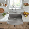 [18SB.9302200A.075] Pekoe® 30 x 22-Inch Stainless Steel Single-Bowl Farmhouse Kitchen Sink - Stainless Steel