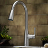 Fairbury® Single-Handle Pull-Down Dual Spray Kitchen Faucet 1.8 gpm/6.8 L/min With Lever Handle // STAINLESS STL // 78902_B-7418300075_6_CDNwebp.webp