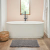 Contemporary Round Freestanding Bathtub Filler With Lever Handle Faucet for Flash® Rough-In Valve // MATTE BLACK // 86743_B-T064951243_2549004020_CDNwebp.webp