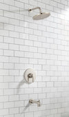 Rain 12-Inch Wall Mount Right Angle Rain Showerhead Arm //   BRUSHED NICKEL // 87981_B-TU105508295__8888318295_8888319295_1_CDNwebp.webp