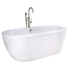 Cadet® 66 x 32-Inch Freestanding Bathtub With Polished Chrome Finish Filler and Drain Kit // ARCTIC // 98691_CADET_2764014M202.011_Main_Image_URL_2000.1_CDNwebp.webp